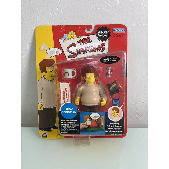 The Simpsons Brad Goodman Series 2 intelli tronic voice activated figure NEW